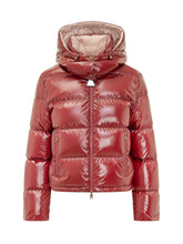 MONCLER - Piumino Niveole con Finitura Lucida - Rosso - LIDIASHOPPING® - Official Website