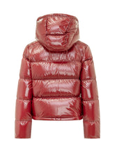 MONCLER - Piumino Niveole con Finitura Lucida - Rosso - LIDIASHOPPING® - Official Website
