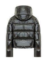 MONCLER - Piumino Niveole con Finitura Lucida - Nero - LIDIASHOPPING® - Official Website