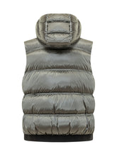 MONCLER - Fluidite Gilet Imbottito - Grigio - LIDIASHOPPING® - Official Website