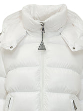 MONCLER - Maire Puffer Jacket with Hood - White - LIDIASHOPPING® - Official Website