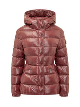 MONCLER - Piumino Barante con Vita Sagomata - Rosso - LIDIASHOPPING® - Official Website