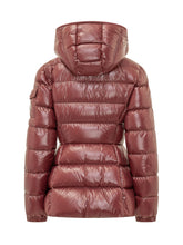 MONCLER - Piumino Barante con Vita Sagomata - Rosso - LIDIASHOPPING® - Official Website