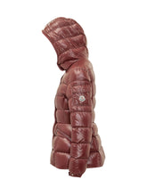 MONCLER - Piumino Barante con Vita Sagomata - Rosso - LIDIASHOPPING® - Official Website