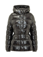 MONCLER - Piumino Barante con Vita Sagomata - Nero - LIDIASHOPPING® - Official Website