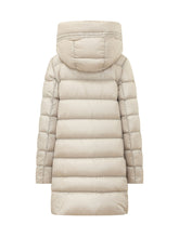 MONCLER - Piumino Lungo Suyenne con Cappuccio - Beige - LIDIASHOPPING® - Official Website