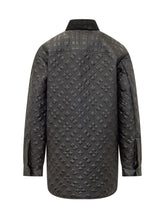 MONCLER - Quilted Shirt with Collar - Black - LIDIASHOPPING® - Official Website