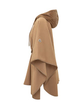 MONCLER - Cape with Hood and Belt - Brown - LIDIASHOPPING® - Official Website