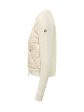 MONCLER - Quilted Cardigan with Patch Pockets - White - LIDIASHOPPING® - Official Website