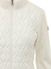 MONCLER - High Neck Padded Cardigan - White - LIDIASHOPPING® - Official Website
