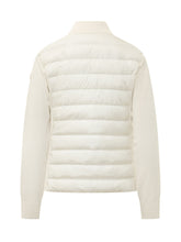 MONCLER - Cardigan Imbottito - Bianco - LIDIASHOPPING® - Official Website