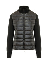 MONCLER - Quilted Cardigan - Black - LIDIASHOPPING® - Official Website