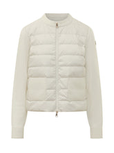 MONCLER - Padded Cardigan with Pockets - White - LIDIASHOPPING® - Official Website