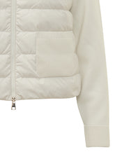 MONCLER - Padded Cardigan with Pockets - White - LIDIASHOPPING® - Official Website