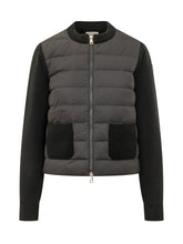MONCLER - Padded Cardigan with Pockets - Black - LIDIASHOPPING® - Official Website