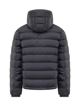 MONCLER - Verith Piumino Trapuntato con Cappuccio - Blu - LIDIASHOPPING® - Official Website