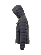MONCLER - Verith Piumino Trapuntato con Cappuccio - Blu - LIDIASHOPPING® - Official Website