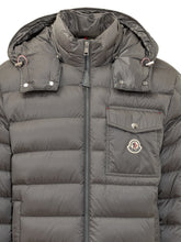 MONCLER - Verith Piumino Trapuntato con Cappuccio - Grigio - LIDIASHOPPING® - Official Website