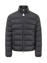 MONCLER - Baudinet High Neck Padded Jacket - Blue - LIDIASHOPPING® - Official Website