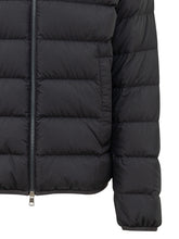 MONCLER - Baudinet High Neck Padded Jacket - Blue - LIDIASHOPPING® - Official Website