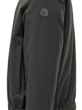 MONCLER - Giacca Luserna con Collo Alto - Nero - LIDIASHOPPING® - Official Website