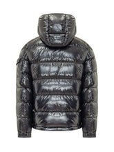 MONCLER - Piumino Maya - Blu - LIDIASHOPPING® - Official Website
