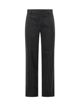 MONCLER - Pantaloni con Motivo Gessato - Nero - LIDIASHOPPING® - Official Website