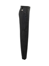 MONCLER - Pantaloni con Motivo Gessato - Nero - LIDIASHOPPING® - Official Website