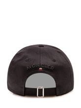 MONCLER - Baseball Cap - Black - LIDIASHOPPING® - Official Website