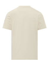 MONCLER - T-shirt con Stampa Grafica - Bianco - LIDIASHOPPING® - Official Website