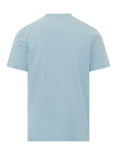 MONCLER - T-shirt with Graphic Print - Blue - LIDIASHOPPING® - Official Website