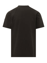MONCLER - T-shirt con Ricamo Frontale - Nero - LIDIASHOPPING® - Official Website
