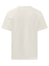MONCLER - T-shirt con Maxi Logo - Bianco - LIDIASHOPPING® - Official Website