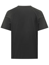 MONCLER - T-shirt con Maxi Logo - Nero - LIDIASHOPPING® - Official Website