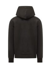 MONCLER - Felpa con Cappuccio e Zip - Nero - LIDIASHOPPING® - Official Website