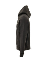 MONCLER - Felpa con Cappuccio e Zip - Nero - LIDIASHOPPING® - Official Website