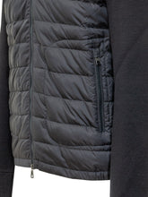 MONCLER - Cardigan con Collo Alto Trapuntato - Blu - LIDIASHOPPING® - Official Website