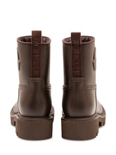 MONCLER - Stivali Kickstream Rainboots - Marrone - LIDIASHOPPING® - Official Website