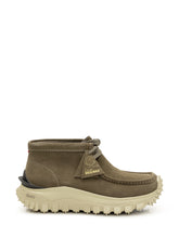 MONCLER - Stivaletti Trailgrip Stringati con Suola Carrarmato - Verde - LIDIASHOPPING® - Official Website