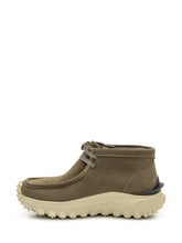 MONCLER - Stivaletti Trailgrip Stringati con Suola Carrarmato - Verde - LIDIASHOPPING® - Official Website