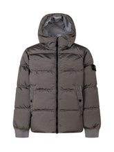 STONE ISLAND KIDS - Short Hooded Parka - Green - LIDIASHOPPING® - Official Website