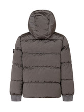 STONE ISLAND KIDS - Short Hooded Parka - Green - LIDIASHOPPING® - Official Website