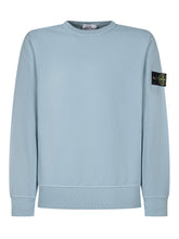 STONE ISLAND KIDS - Felpa Girocollo - Blu - LIDIASHOPPING® - Official Website