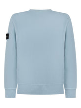 STONE ISLAND KIDS - Felpa Girocollo - Blu - LIDIASHOPPING® - Official Website