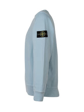 STONE ISLAND KIDS - Felpa Girocollo - Blu - LIDIASHOPPING® - Official Website