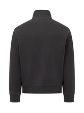 EMPORIO ARMANI - Felpa con Collo Alto e Zip - Nero - LIDIASHOPPING® - Official Website