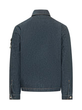 STONE ISLAND - Hooded Outerwear with Buttons - Blue - LIDIASHOPPING® - Official Website