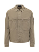 STONE ISLAND - Jacket with Two Patch Pockets - Beige - LIDIASHOPPING® - Official Website
