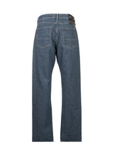 STONE ISLAND - Jeans Dritti a Cinque Tasche - Blu - LIDIASHOPPING® - Official Website