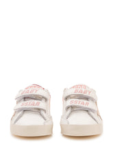 GOLDEN GOOSE KIDS - Baby School Sneaker con Doppio Strap - Bianco - LIDIASHOPPING® - Official Website